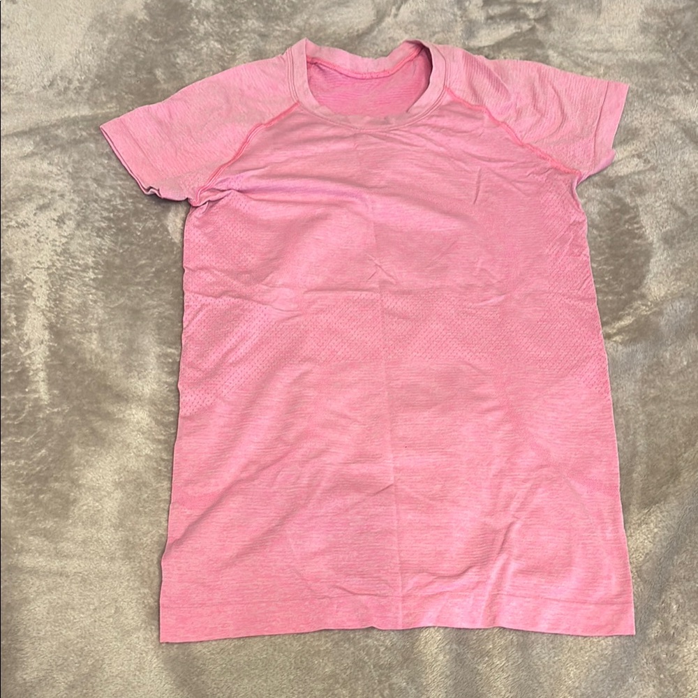 Lululemon Pink Swiftly Tech Hip Length Size 6 EUC